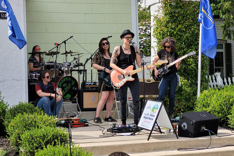 Abigail Moone performing in troy ohio