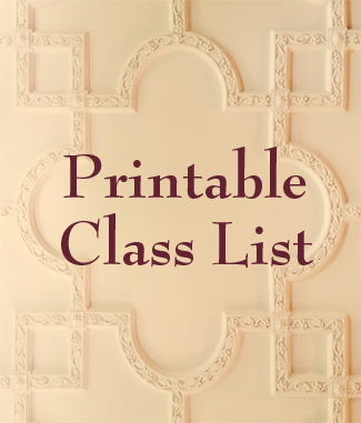 Printable Class List New